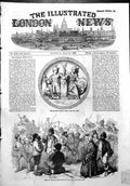 Antique Print Sandhurst Memorial Shield Return Army Works Corps Crimea1856 19th