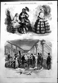 Antique Print Visit Prince Wales Prince Albert Messrs Day Lithographic 1856