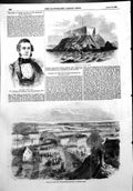 Old Print Francis Smith Screw Propeller S Wales Railway Milford Haven1856 19th