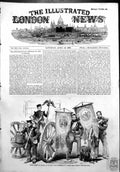 Antique Old Print Crimean Heroes Trophies Woolwich Photo Cundall Howlett 1856