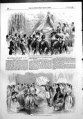 Old Visit Dignitaries State Dames De La Halle Imperial Infant Paris