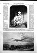 Antique Print Little Gretchen H Le Jeune Scene Suggested Death Pompey 1856 19th