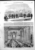 Old Dinner Masonic Institution Boys British Italian Legion Novara1856 Victorian