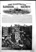 Old Antique Print Interior View Redan Sebastopol Fortification War 1856 19th