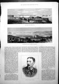 Antique Print Captain Elton Upper Beef Town Besika Bay Stables Kennels 1878