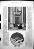 Old Funeral Pope Pius Ix Sarcophagus St Peters Photo After Death1878 Victorian
