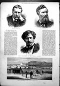 Old Antique Print Associates Royal Academy Boehm Waterhouse Riviere 1878 19th