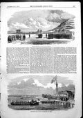 Antique Print Execution Russian Spy Schumla Omer Pacha Chek Pes Varna 1854 19th