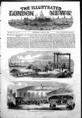 Antique Old Print Varna Bay Landing Place Omer Pacha Custom House Varna 1854
