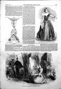 Old Antique Print Madame Anna Caradori Royal Opera Faust Marguerite 1854 19th
