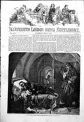Old Antique Print Last Sleep Argyll Before His Execution 1685 F Ward 1854