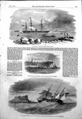 Antique Print Himalaya Troops Scutari Barracks Niagara Ship Gibraltar 1854 19th