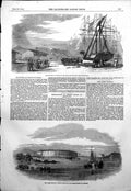 Antique Print Embarkation Troops Marseilles Aland Islands Bomar Sound 1854 19th