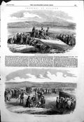 Original Old Antique Print After Alarm Gun Kalafat Fortifications Kalafat 1854