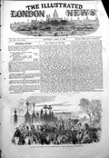Antique Old Print Procession Houses Lords Commons Address Her Majesty 1854 19th