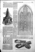 Antique Old Print Monument G Thorneycroft Wolverhampton Coffins Babylon1854