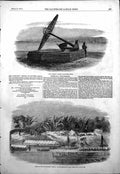 Old Antique Print Victorys Anchor Southsea Wreck War Steamer Medusa 1854 19th