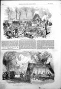 Antique Print L'Etoile Du Nord Opera Campaign Ovens Victualling French 1854