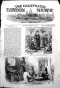 Original Old Antique Print Turkish Inn Turkish School Teaching Koran 1854 19th