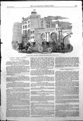Original Old Antique Print Departure Russian Ambassador Chesham House 1854 19th