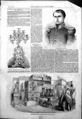 Antique Print Prince Napoleon Bonaparte Japanese Exhibition Pall Mall 1854 19th