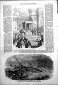 Antique Print Wreck Olinda Rocks Harry Furlong Remains Infanta Madrid 1854 19th
