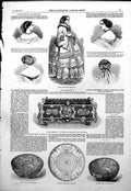 Antique Old Print Casket French Gov Earl Granville Bronze Bowl Nimroud 1854