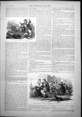 Original Old Antique Print She Metamurphed Sportheen Blade Stepfather 1852 19th