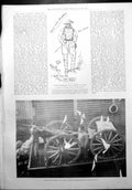 Antique Old Print Colonel Chisholme Durban Light Infantry Seizure Bank 1899