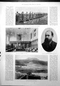Antique Print Earthquake Darjeeling President Steyn Assembly Cape Town 1899