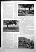 Old Antique Print Pamphlet Battle Aylesbury Public School Volunteers 1899 19th