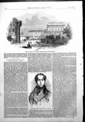 Antique Old Print Coast Nice Antibes Sir Hamilton Seymour Odessa Palace 1854
