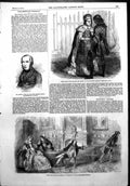Antique Old Print Samuel Laing Mp Wick Burghs Ranelagh King Richard 111 1854