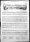 Old Antique Print Sheet Music King Miller Dee There Was Jolly Miller 1855 19th