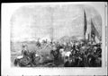 Original Old Antique Print Visit King Sardinia Royal Arsenal Woolwich 1855 19th