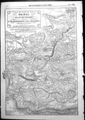 Antique Print Map War Crimea Country Between Simpheropol Baidar Armies1855 19th