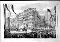Antique Print Her Majestys Visit France Procession Boulevard St Denis 1855 19th