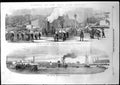 Antique Old Print Funeral Lord Raglan Arrival Caradoc Clifton Procession 1855