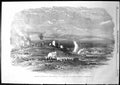 Original Old Antique Print Before Sebastopol Redan From Advanced Trench 1855