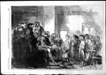 Old Print King Alfred Great Teaching Anglo Saxon Youth John Gilbert 1855 19th