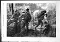 Antique Old Print Forts De La Halle Gavarni Man Carrying Baskets Market 1855
