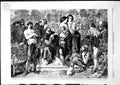 Antique Print Lawn Dukes Palace Orlando Engage Charles Dukes Wrestler 1855 19th