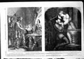 Old Antique Print Abdication Mary Queen Scots Johnston Romeo Juliet 1855 19th