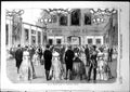 Old Antique Print Grand State Ball Windsor Castle Ladies Ballgowns 1855 19th