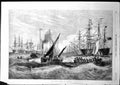 Old Antique Print Baltic Fleet Anchor Blenheim James Watt Edinburgh 1855 19th