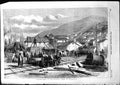 Old Antique Print Commencement Railway Works Balaclava Laying Tracks 1855 19th