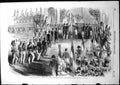 Old Print Grand Military Fetes Paris Distribution Eagles Champs Mars 1852 19th