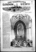 Antique Print Opening Parliament Royal Staircase Victoria Tower Queen 1852 19th