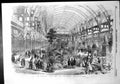 Antique Old Print Universal Cattle Show Agricultural Exhibition Paris 1856 19th