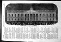 Original Old Antique Print Peace Illuminations East India House 1856 Victorian